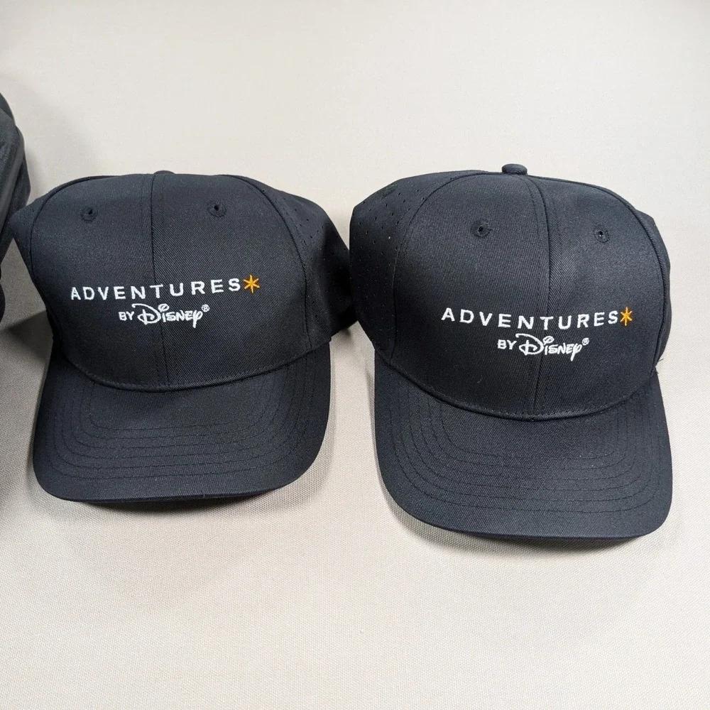 Adventures by Disney Welcome Gift Box Set Backpack 2 Hats Travel Promo Recycled